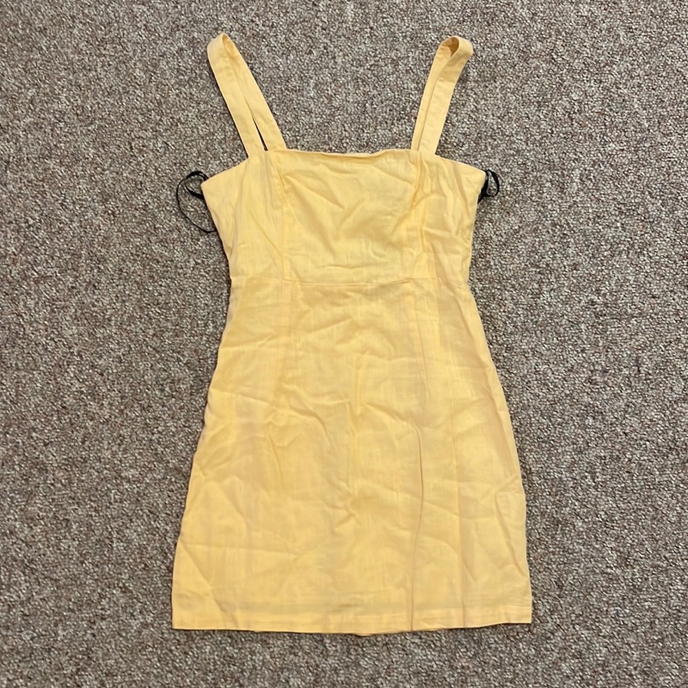 Forever 21 Yellow Mini Dress
